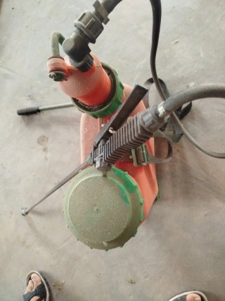 Pulverizador manual naranja