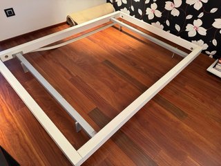 Estructura cama 1.35 + somier + colchón de regalo