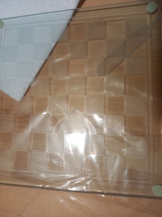 Scacchiera e scacchi in vetro Mossa Vincente