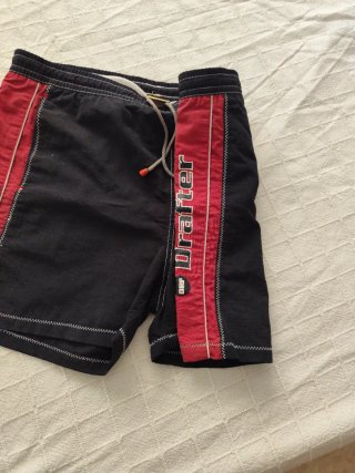 Bañador Drafter Negro y Rojo