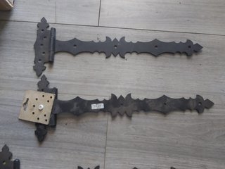 Bisagra T Forja Negra Decorativa