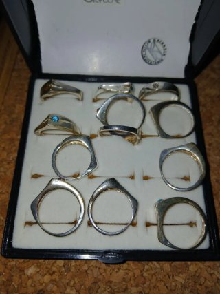 Lote de anillos plata