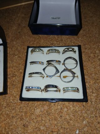 Lote de anillos plata