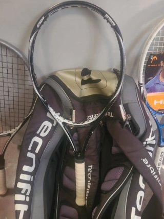 Paletero Tecnifibre y 3 Raquetas