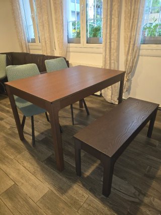 Banco Ikea Ekedalen Marrón