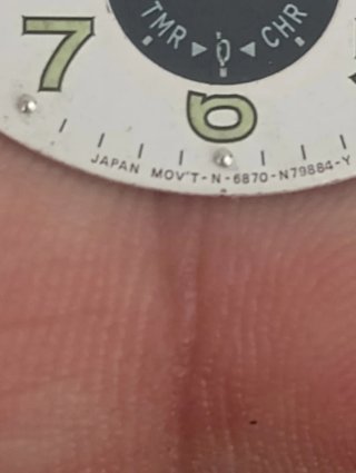 Esfera de reloj Citizen vintage