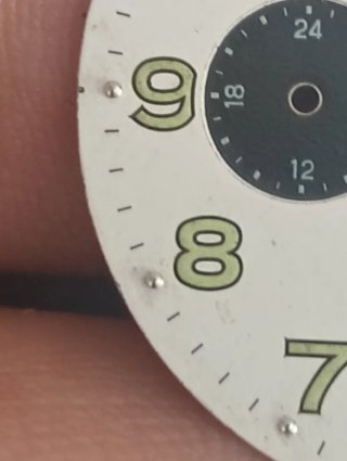 Esfera de reloj Citizen vintage