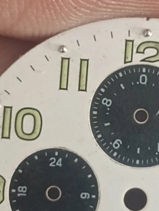 Esfera de reloj Citizen vintage