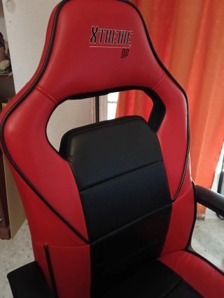 Silla Gamer Xtreme Roja y Negra Seminueva