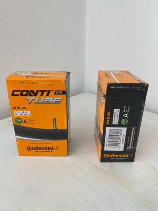 Cámaras de bicicleta Continental MTB 26 Sin Uso