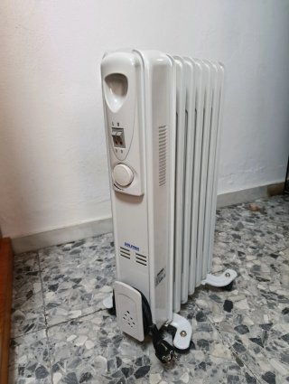 Radiador Aceite Dolphin Blanco