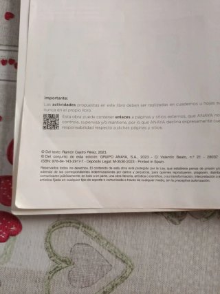 Lote de libros 4 eso