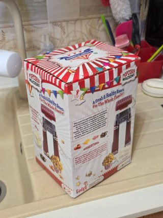 Macchina Popcorn Gadgy Classics Rossa
