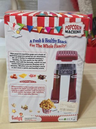 Macchina Popcorn Gadgy Classics Rossa