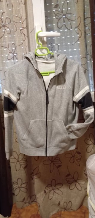 Chaqueta Nike Air Gris Talla L Mujer