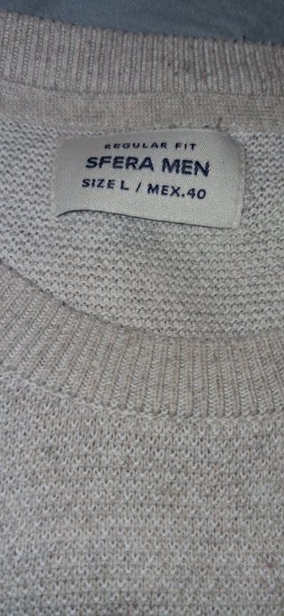 Jersey Sfera beige talla M