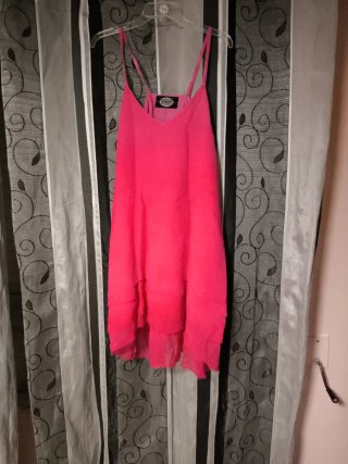 Traje de fiesta FIORI rosa talla M