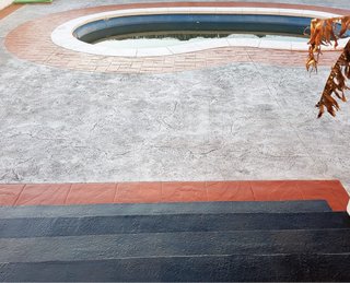 Hormigón impreso para exteriores