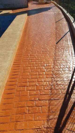 Hormigón impreso para exteriores