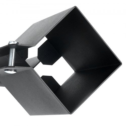 Anclaje de Poste de Cerca, Pacote de 8, 24 x 4 x 4 Polegadas/61 x 10,2 x 10,2 cm de Diâmetro Externo (Diâmetro Interno 3,5 x 3,5 Polegadas/8,9 x 8,9 cm), Estaca de Poste de Metal Revestida de Po...