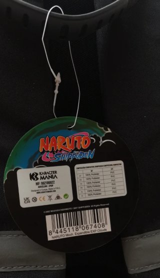 Mochila Naruto Expandible Clouds Akatsuki