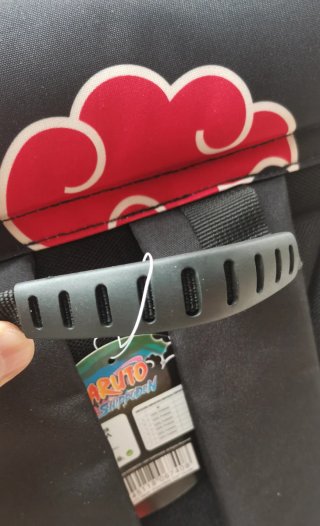 Mochila Naruto Expandible Clouds Akatsuki