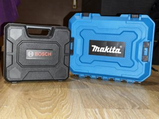 Taladro y miniamoladora Bosch y Makita (Réplica)