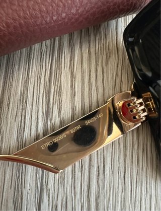 Occhiali da sole Etro neri e oro