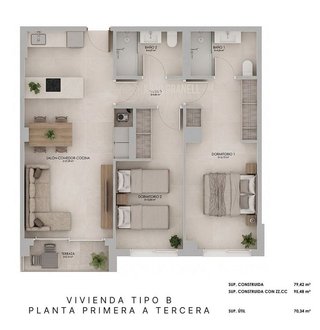 Piso en venta en Vall d´Uixó (la)