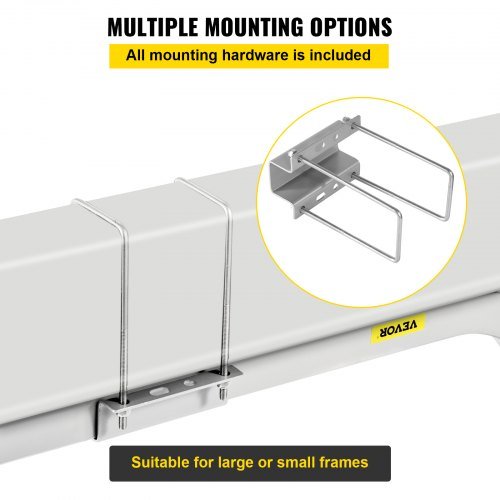 Guias para Reboque de Barcos, 46", Um Par de Guias de Reboque de Alumínio, Guias para Reboque Resistente à Oxidação com Largura Ajustável, Peças de Montagem Incluídas, para Reboque de Barco...