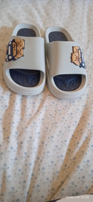 Chanclas niño Capibara verde claro, número 34,35..