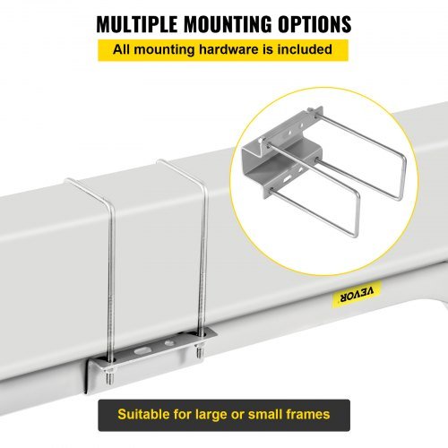 Guia de Reboque para Barcos, 60", 2PCS Postes de Reboque de Aço com Capas de Tubo de PVC Brancas, Acessórios de Montagem Inclusos, para Reboque de Barco de Esqui, Barco de Pesca...