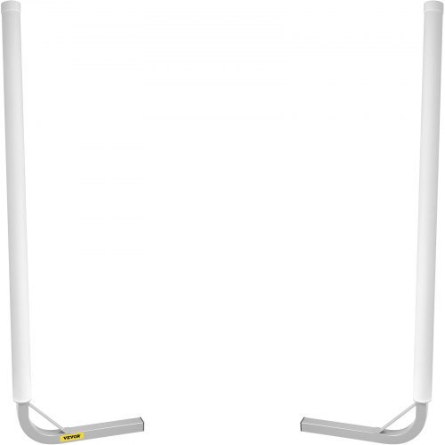 Guia de Reboque para Barcos, 60", 2PCS Postes de Reboque de Aço com Capas de Tubo de PVC Brancas, Acessórios de Montagem Inclusos, para Reboque de Barco de Esqui, Barco de Pesca...