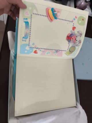 Álbum de fotos infantil azul