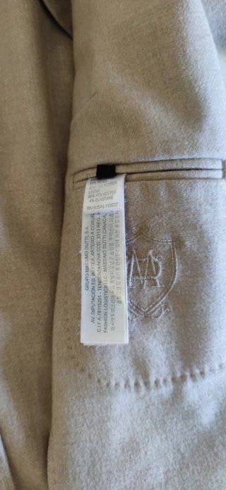 Blazers seminueva mujer Massimo Dutti Lana Beige T