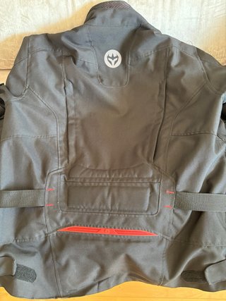 Chaqueta de moto ARMURE negra t-M