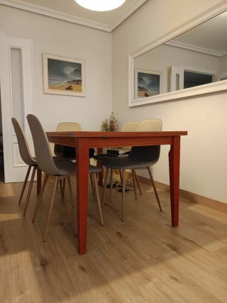 Mesa comedor 0,90x1,50 (extendible a 1,35 o 2,40)