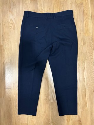 Pantalón de traje Zara azul marino