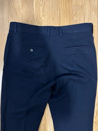 Pantalón de traje Zara azul marino