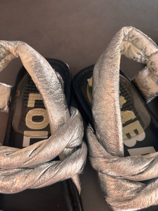 Sandalias Bimba y Lola Plata Talla 39