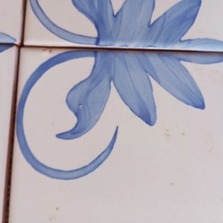 Azulejos decoradas azules (12 unidades)