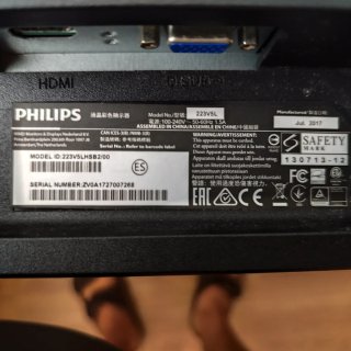 Monitor Philips 223v5lhsb2/00 LCD 22
