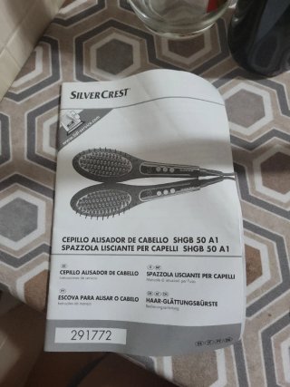 Cepillo Alisador SilverCrest Negro/Rosa