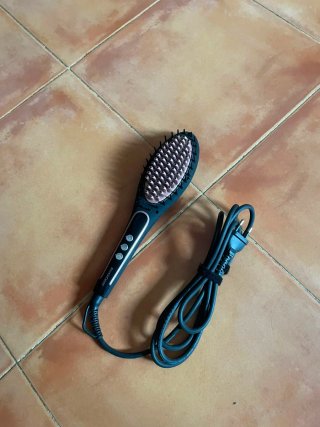 Cepillo Alisador SilverCrest Negro/Rosa