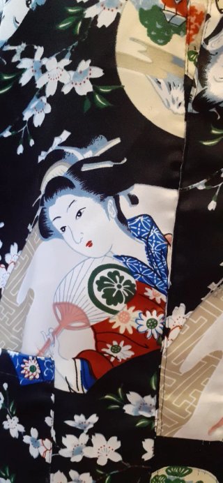 Kimono mujer estampado oriental