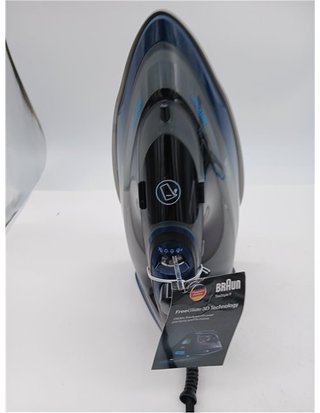 Braun TexStyle 9 SI9682 DB Steam Iron with FreeGlide 3D Technology - Vertical Steam - Anti-Drip Function - Self-Cleaning Function -