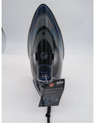 Braun TexStyle 9 SI9682 DB Steam Iron with FreeGlide 3D Technology - Vertical Steam - Anti-Drip Function - Self-Cleaning Function -
