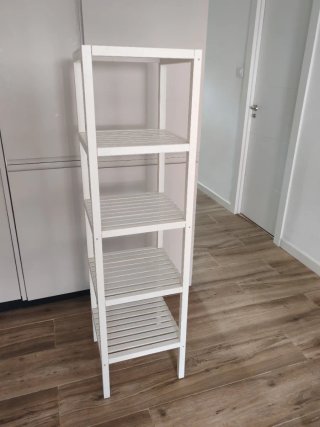 Estantería Ikea Blanca 4 Baldas 139x37x37cm