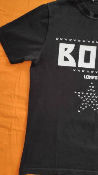 Camiseta Boy London Vintage Estampada Negra