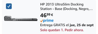 Base de conexión HP para portátil (NUEVO)
